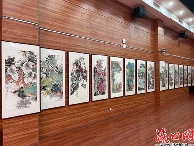 海口市琼山区开展"喜迎二十大 助力自贸港"文艺作品展[图]