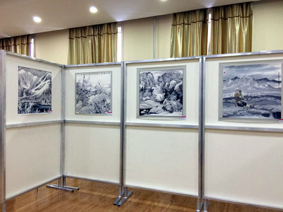 第四届中国“冷极节”冰雪画展根河启幕_艺术_网