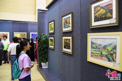 普洱市第三届“茶花奖”展演美术书法摄影展 文艺创作之花绽放